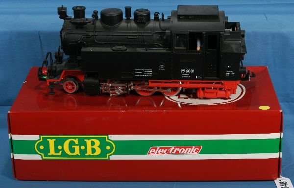 LGB 2080S Tank Loco:: G Ga., Electronic, 2-6-2 Steamer, missing coal pile, dusty, o/w ob, C7+