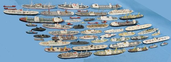 60 Cast Civilian Ships, plus