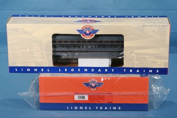 NETTE - LTI Congressional Extension Cars:: 39154 Baggage/Diner Set, sealed, C10; 39198 Coach w/StationSounds, ob C9+