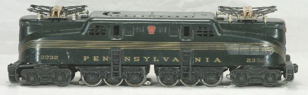 NETTE - LIONEL 2332 PRR GG1 Electric:: Green w/replaced stripes & lettering, paint C6+