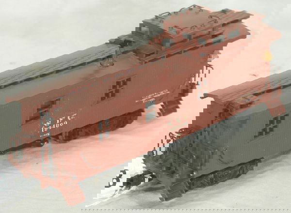 NETTE - LIONEL 717K Scale Caboose Built-up Kit: Clean w/nice decals; replaced couplers w/2 Kramer Wheels, straight Castings, C6+