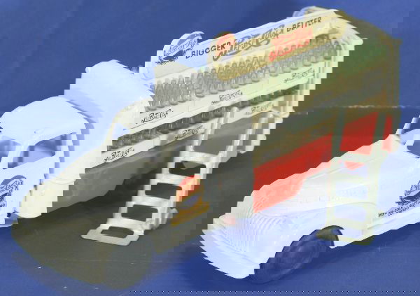 NETTE - MARX 1950s Pepsi Cola Truck: Hard Plastic, 11" L, complete w/full rack of bottles & handtruck, labels are intact , should clean to C8 Nice!