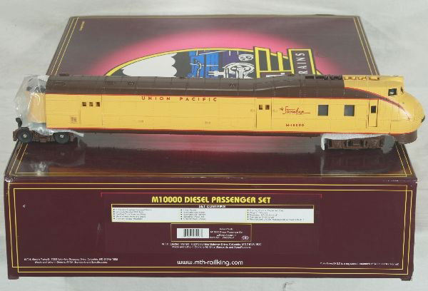 NETTE - MTH 20-2298-1 UP M10,000 Streamliner: 072, Proto 2. 4-Pc Set, ob C10