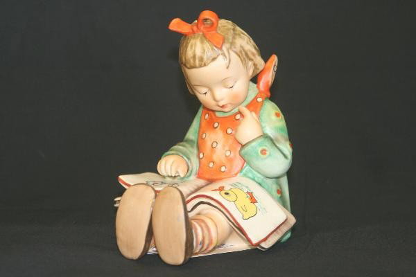 Hummel Book Worm 3/1: Stamped Goebel, 5 1/2" tall, Free From Cracks Flakes and Chips. For Bigger and Better photos or information about consigning in our future events go to our website