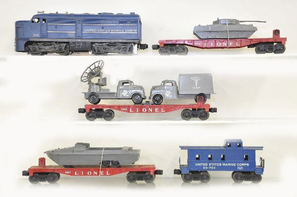 lionel marine corps train sets
