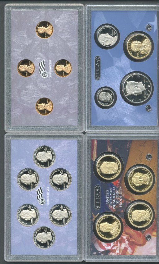 2005 US Mint Proof Set and 2009 US Mint Proof Set: With Boxes