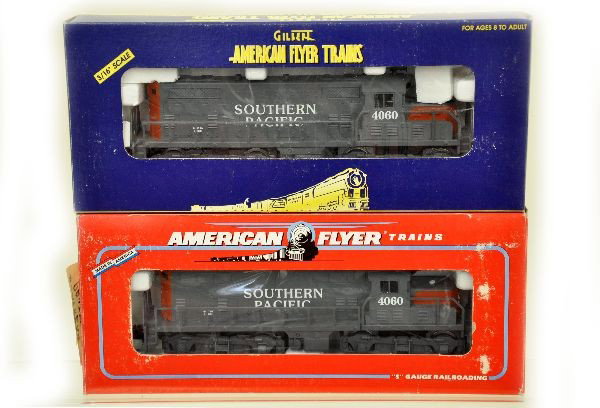 American Flyer Lionel S-Gauge 48019 SP GP 20's: Two diesels in this lot, both powered. One has incorrect original box. Both are lightly run. C8