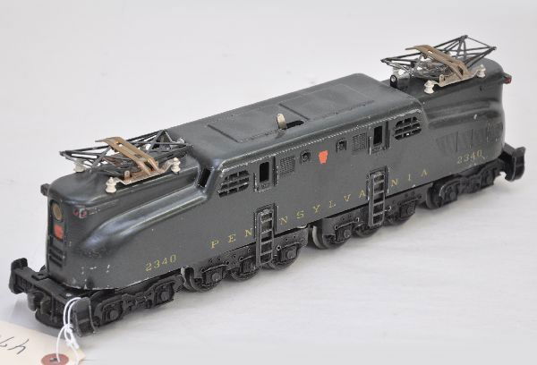 Lionel 2340 Pennsylvania GG1: Green double motor version, no stripes, decals are 90%, otherwise, clean showing moderate playwear C6