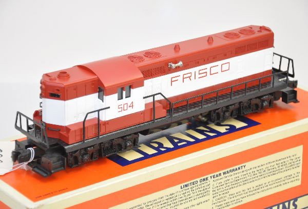 Lionel 18504 Frisco GP7 Diesel: Includes illuminated cab, very lightly run, ob with insert, C8+