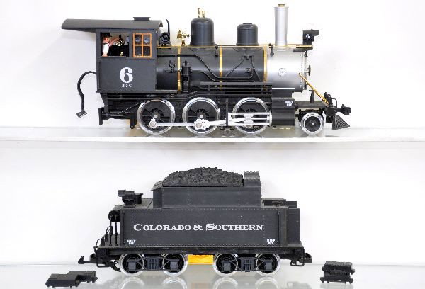 LGB G Gauge C&S Mogul: Lightly run with sounds, includes 4 sound magnets and should clean to C7+-8