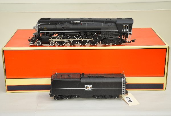 Boxed Lionel 38080 G8-6 WP Northern: 054. TMCC, Odyssey System, Rail Sounds 5.0 with two Fatboy speakers and fan driven smoke unit. Lightly run in original box, C8+