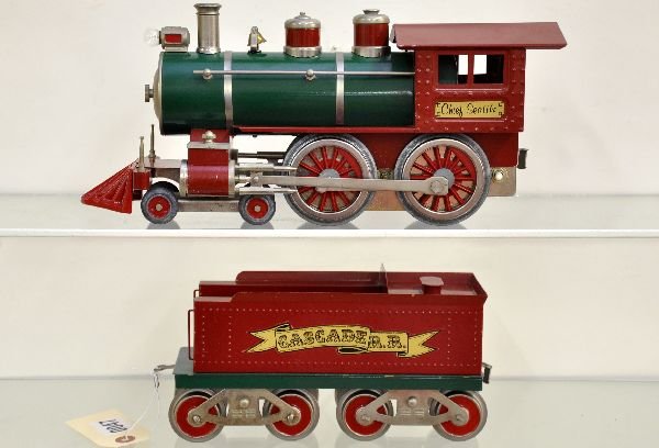 McCoy Chief Seattle Steam Locomotive: Standard Gauge. Clean with strong castings, Cascade tender, all showing light runtime, C8+