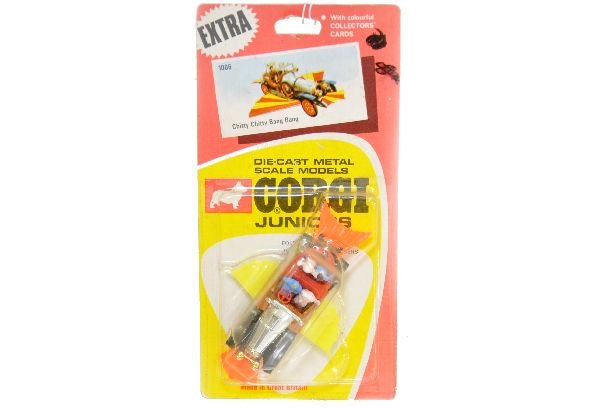 Corgi Jr. Chitty Chitty Bang Bang: Toy is sealed on slightly faded car, C10