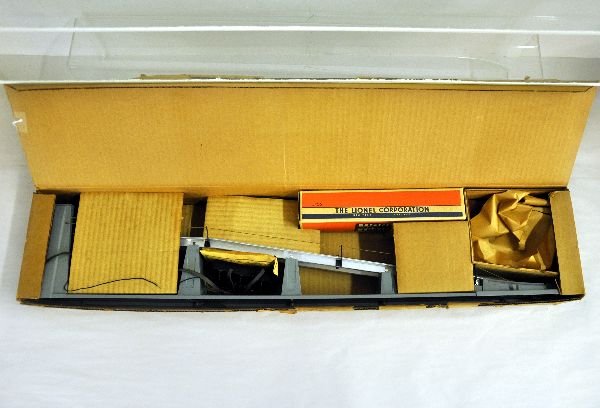 Mint Boxed Lionel 456 Coal Ramp Set: Factory packed, never removed from box. Box is 1952 version and has some store writing one side, otherwise mint, C10