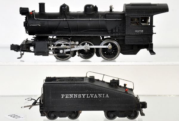 Restored Lionel 227 Semi Scale B6 Switcher: Yea, we know it’s a postwar conversion. It was done by the king himself, Jim Cohen and has his stamp on the tender, which dates the restoration to the 1970s! His stamps were crisp back then and this