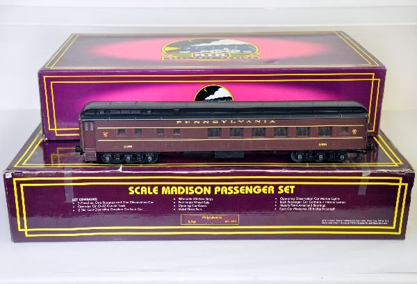 MTH Scale PRR Madison Cars