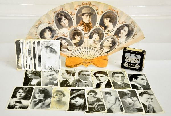 Movie Star Non Sports Cards, Plus: Interesting lot including 34 1920s & 30s movie star cards with Mary Pickford; Myrtle Stedman; William Farnum; Sidney Drew; Theda Bara; Francis Bushman; William Hart; Ann Murdock; Harold Lockwood; Earl