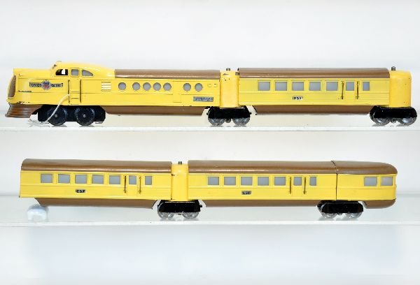 Restored Lionel City of Denver Set: Includes a 636W diesel; 2 #637 coaches; 638 observation. All are professionally restored