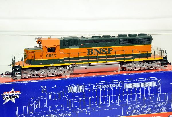 Boxed USA R22306 BNSF SD-40-2 Diesel: G Ga. Cab #6917, dual 6-wheel drive, just needs a light cleaning, showing light runtime with box, snow plows are includes as-well, C8