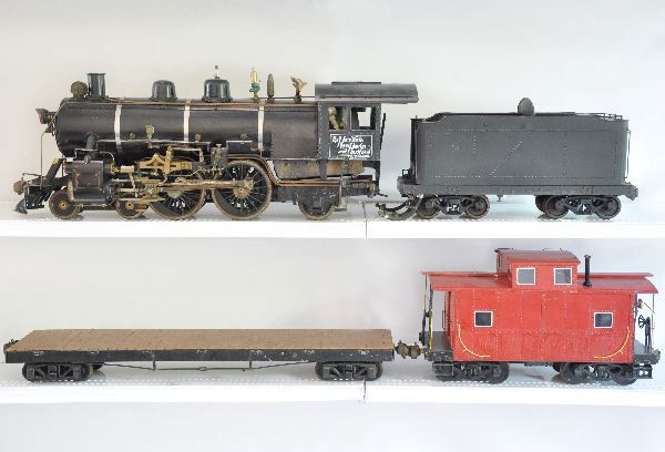 real steam train set