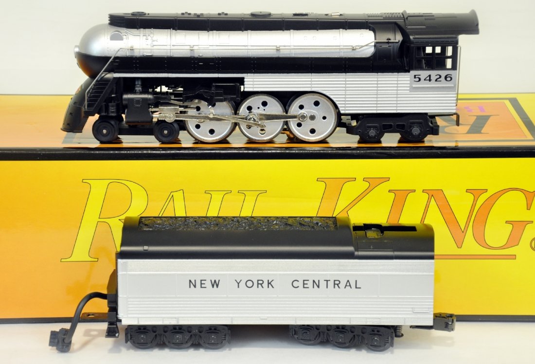 Mint MTH 30-1143-1 Empire State Express Loco: Nice streamline loco equipped with ProtoSounds, squeaking brakes & freight station ProtoEffects, Electronic whistle & more. It has been lightly test run with box, C10