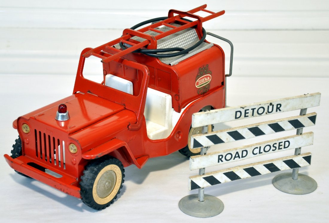 tonka jeep fire truck