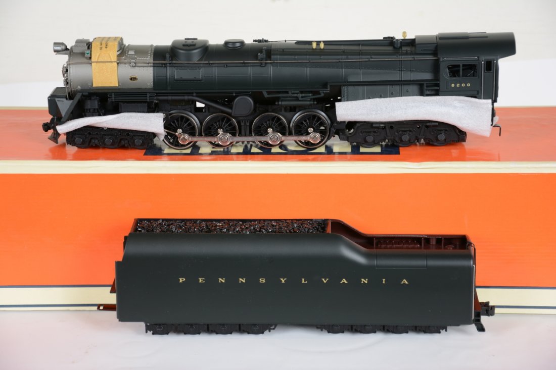 Mint Lionel 18010 PRR Turbine: 072. Best scale turbine Lionel made. It includes 4 smoke units, Turbine RailSounds with bell; long haul tender with back-up light & more. It is unrun with box, C10
