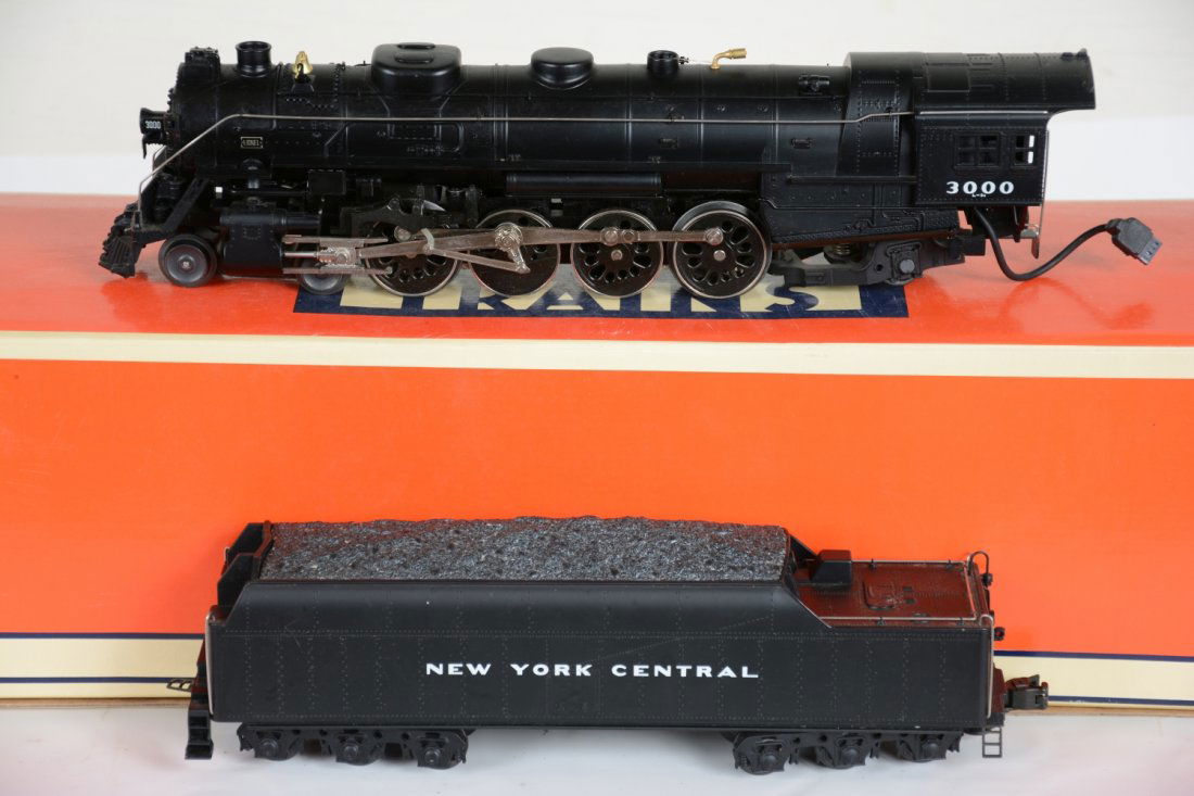 Lionel 18009 NYC L3 Mohawk: 042. Super 4-8-2 steam loco, equipped with RailSounds, smoking stack & chests and more! It ha been run, but body shows only light signs of handling. It has its worn box, C8+-9