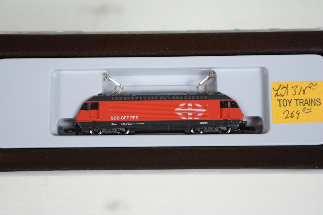 Marklin Z Gauge 88441 Swiss Electric Locomotive: Nice BO-BO SBB CFF FFS electric that is new in box, C10