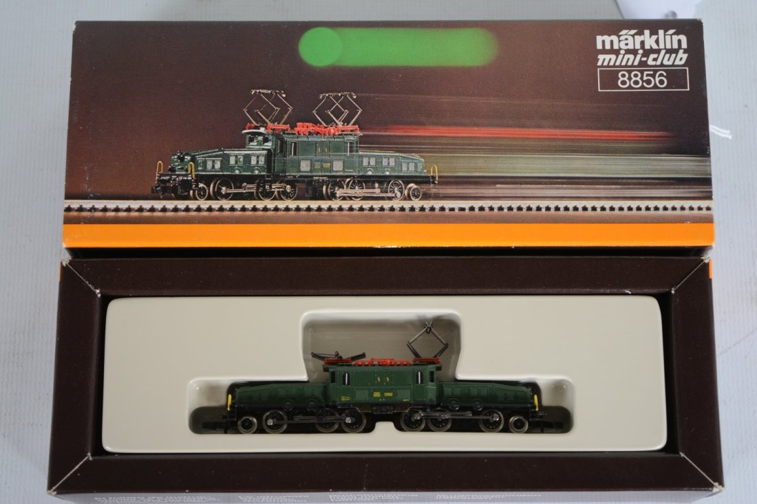 Marklin Z Gauge 8856 DB Crocodile Electric Locomotive: Nice 2-6-6-2 electric. It is new in box, C10