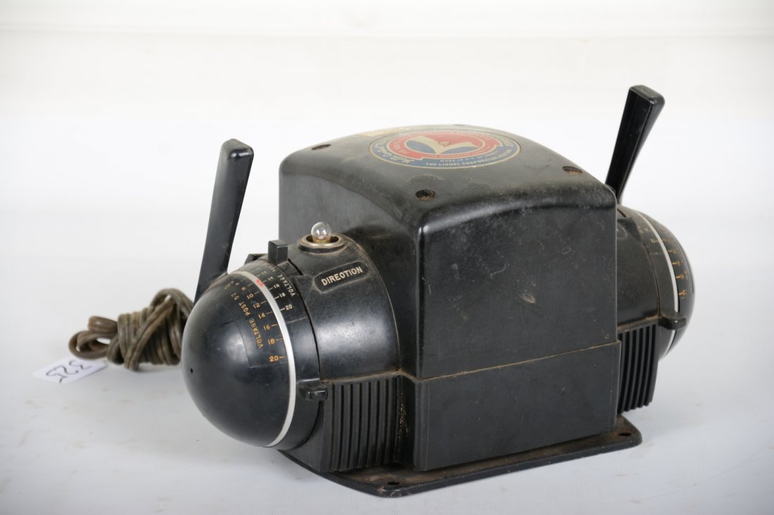 Lionel ZW 275 Watt Transformer: It has its original supple cord, but missing light caps and 2 terminal nuts. The case should clean up nicely, C6 Sold AS-IS