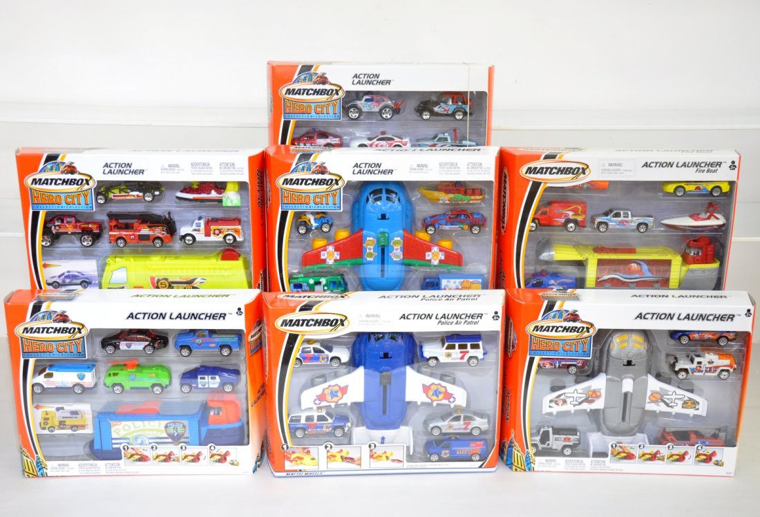 7 Matchbox Hero City Action Launcher Multi Packs