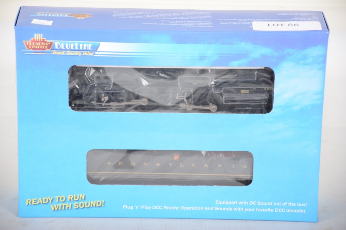 Broadway Blue Line 5140 PRR T-1 4-4-4-4: Equipped with DCC & sounds, ob C10