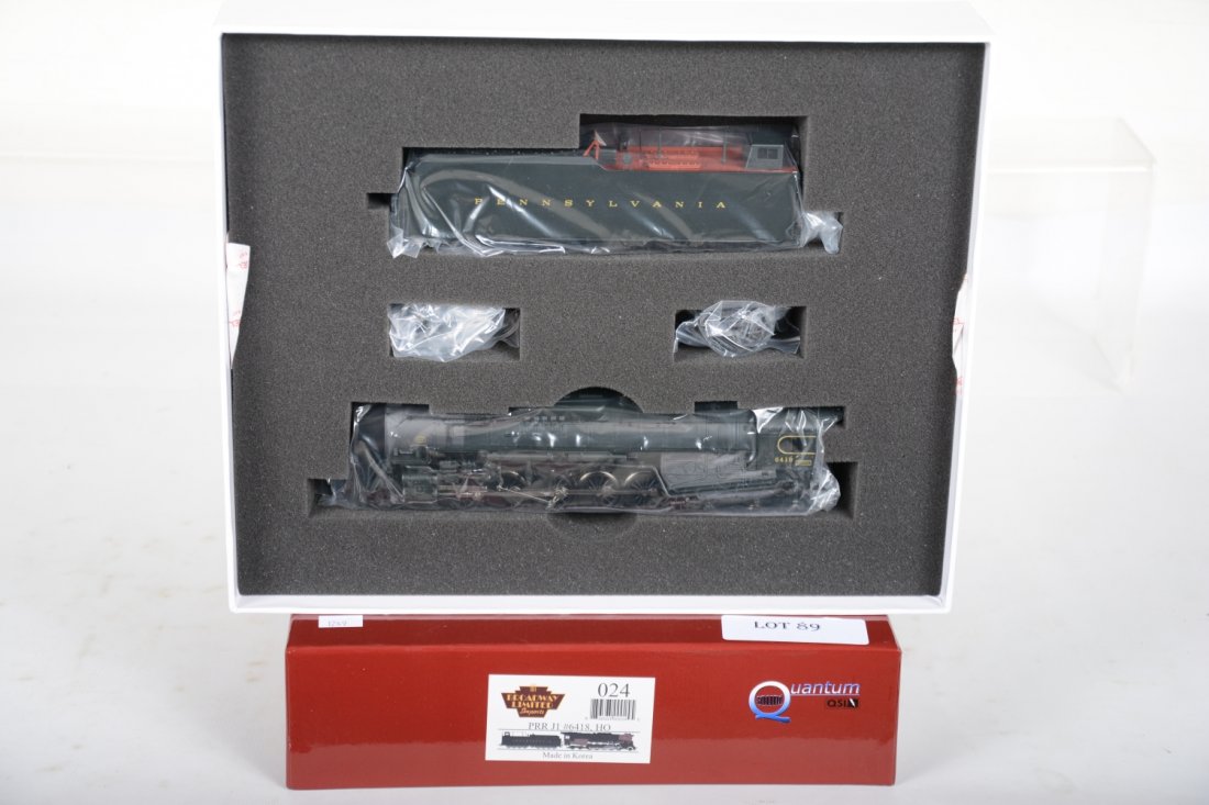 Broadway Ltd HO PRR J1 2-10-4 #6418: Equipped with DC/DCC & Sound. Ob C10