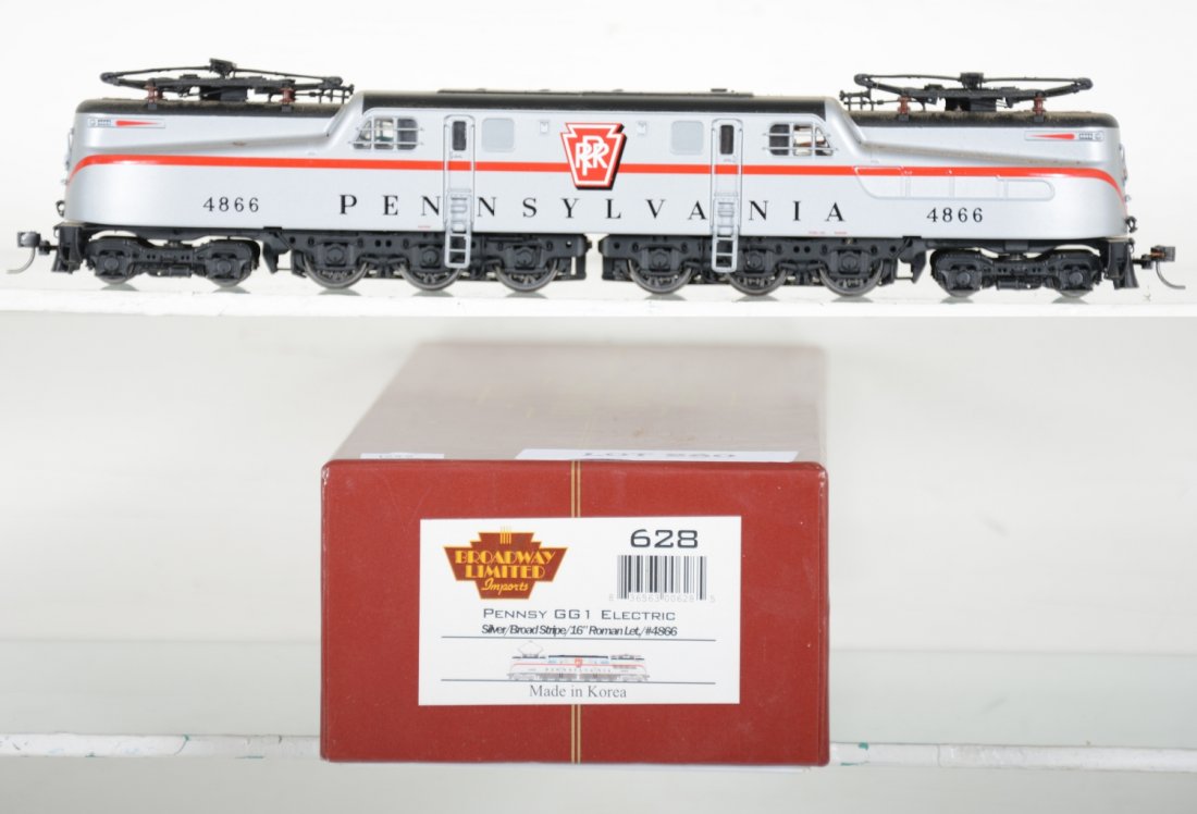 Broadway Ltd 628 HO PRR GG1 Electric #4866: Equipped with DC/DCC & Sound. Ob C10