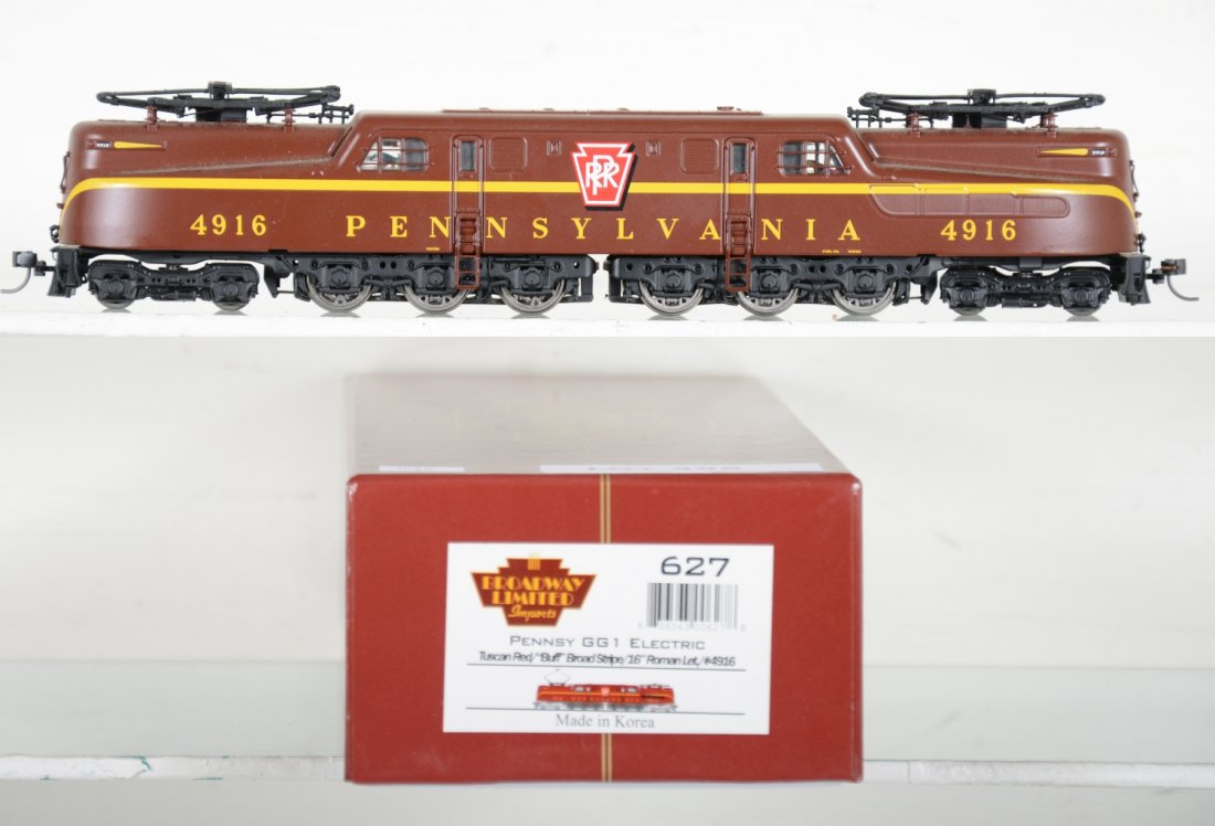 Broadway Ltd 626 HO PRR GG1 #4916: Equipped with DC/DCC & Sound. Ob C10