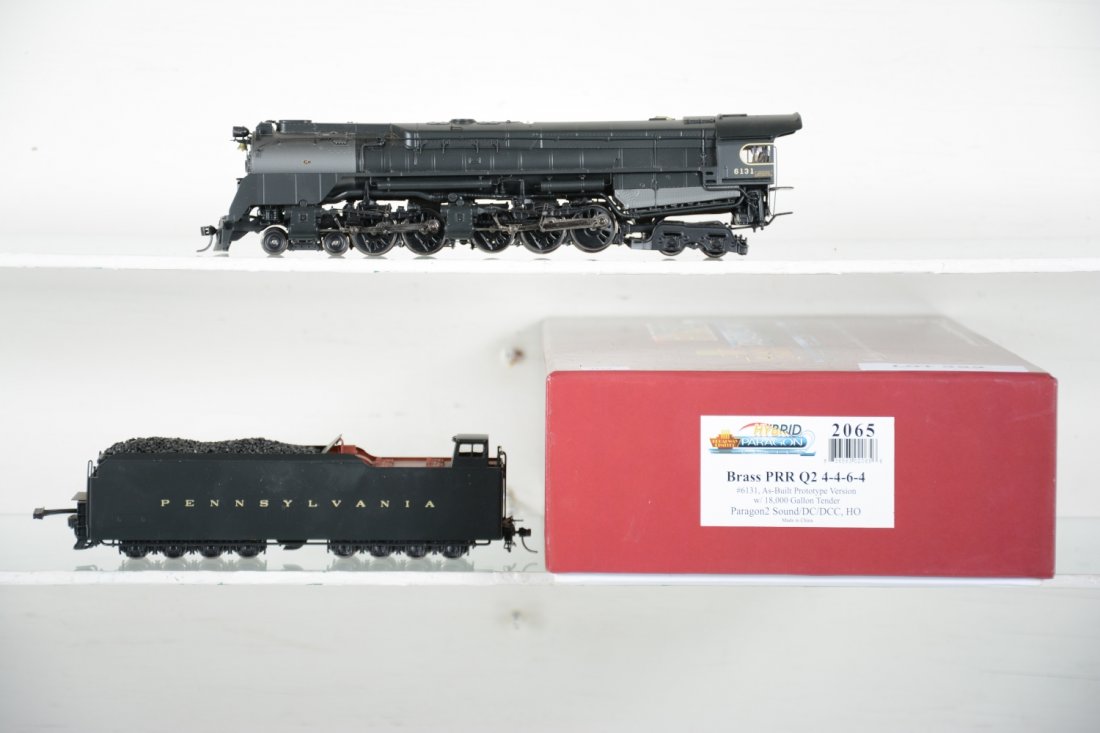 Broadway ltd Hybrid Brass 2065 PRR Q2 4-4-6-4: #6131. Equipped with DC/DCC & Sounds, ob C9