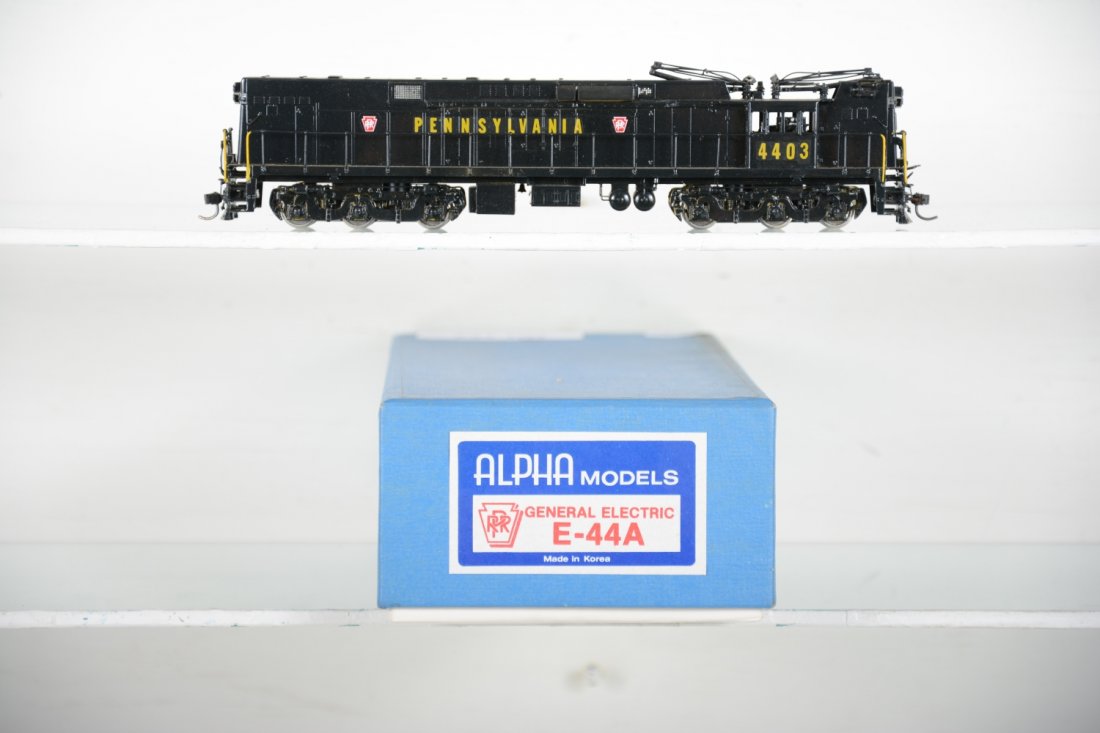 Alpha Brass GE PRR E-44a Rectifyer #4403: Nicely painted & decaled. Unrun ob C9