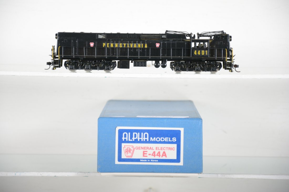 Alpha Brass GE PRR E-44a Rectifyer #4401: Nicely painted & decaled. Unrun ob C9