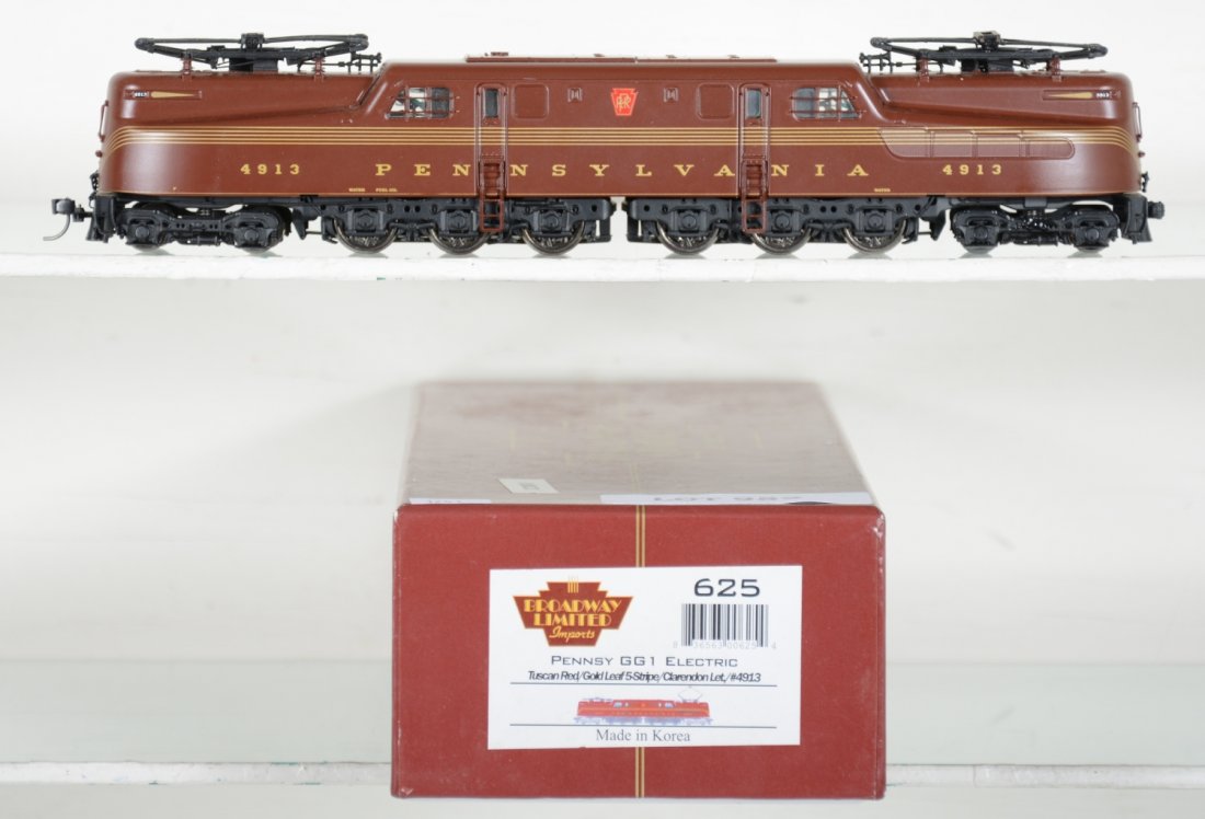 Broadway Ltd 625 PRR GG1 Electric: Equipped with DC, DCC & Sound, test run ob C9
