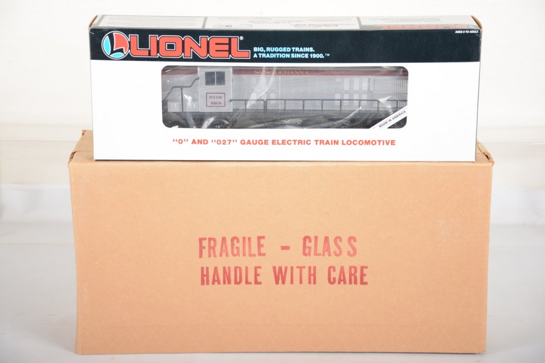 Lionel/ JC Penny 18809 RS3 Diesel Display: Set # 8551 for JC Penny catalog only. Includes the Susquehanna RS3 Diesel with Plexi display case. They are new in boxes with shipper, C10