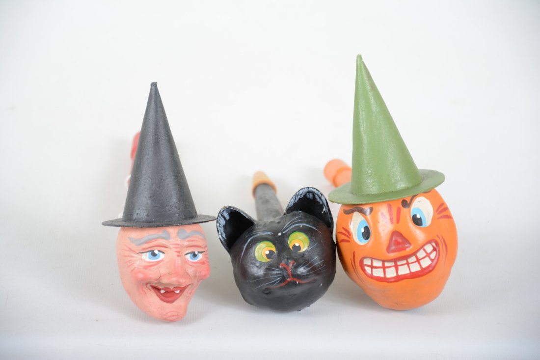 3 Nice Postwar Halloween Noise Makers (1 of 4)
