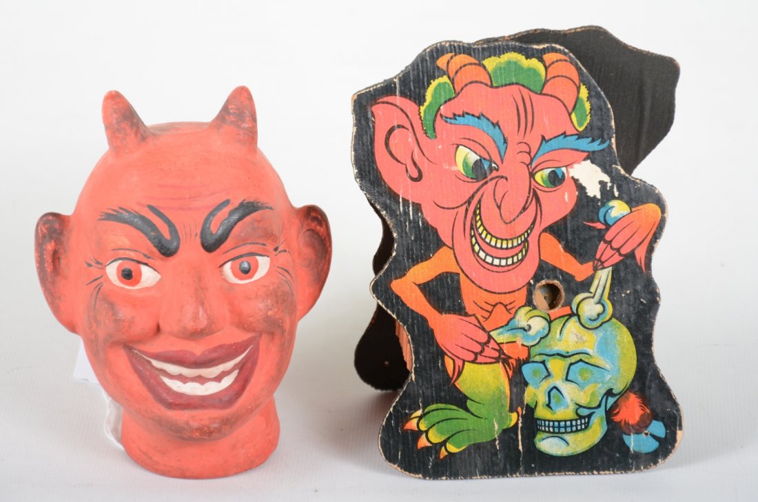 2 Vintage Halloween Devil Pieces (1 of 4)