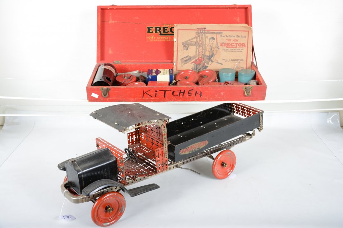 AC Gilbert Erector White Truck (1 of 2)