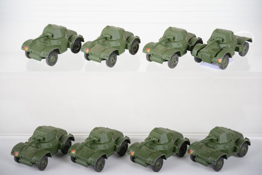 8 Dinky 670 Armored Cars (1 of 3)