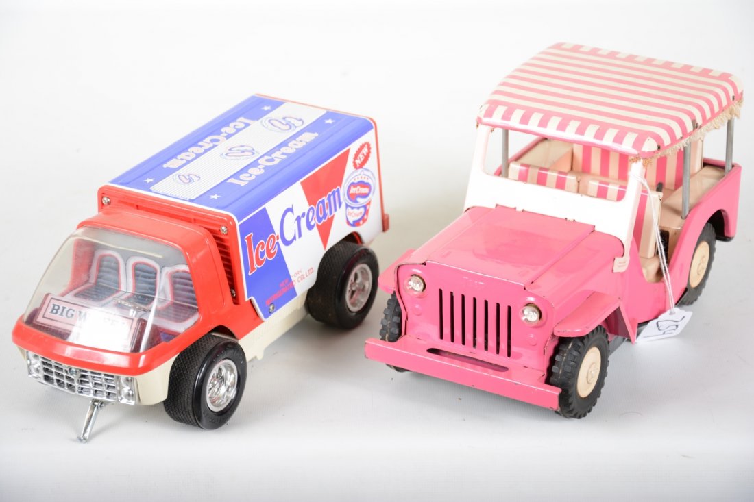 Battery Op Japanese Jeep & Ice Cream Truck (1 of 2)