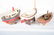 3 Built-Up Wood Boat Model Kits - 2