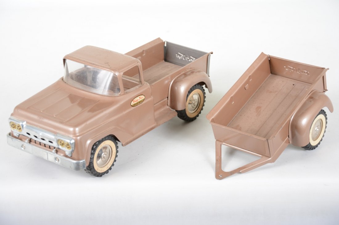 Clean 1961 Tonka Truck & Trailer (1 of 2)