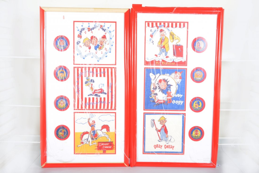 Framed Vintage Howdy Doody Items (1 of 2)