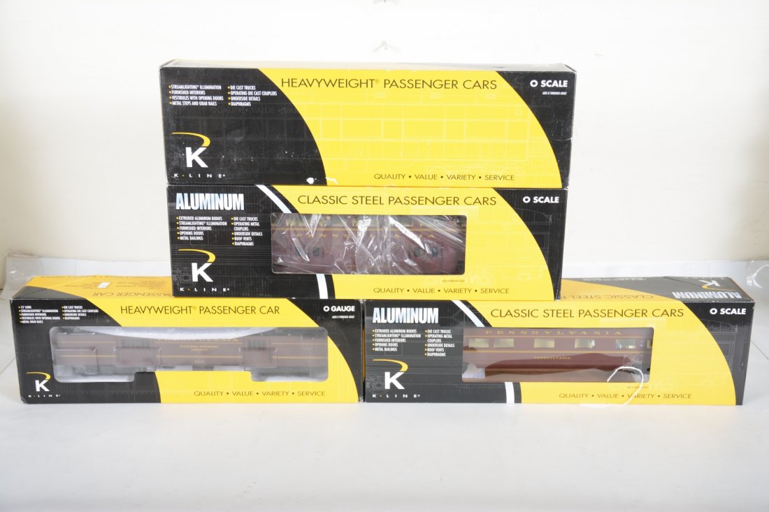 K-Line PRR Streamline Passenger Cars (1 of 2)